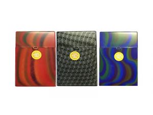 3117D1 Whimsical Abstract Plastic Cigarette Cases, 100’s