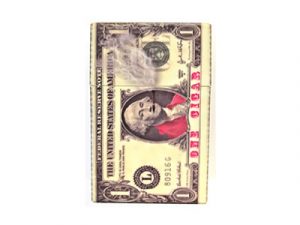 3117-MON Plastic Cigarette Case, Cash Money