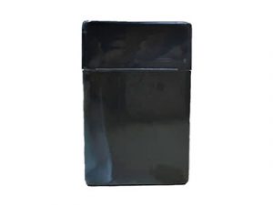3114-D Plastic Cigarette Case, Marble With Dividers