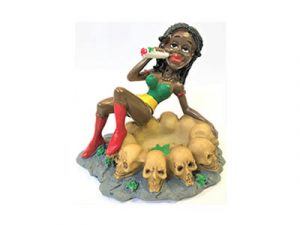 ASH2022 Jamaican Girl Skulls Hand Painted