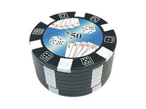 GR3POKLG Large Metal Grinder Poker Chips