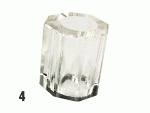 BUTT-13 Crystal Acrylic Snuffer