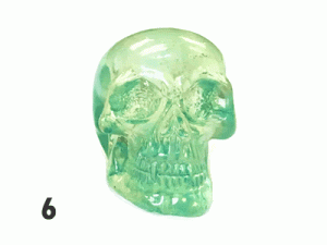 BUTT-7 Skull Plastic Snuffer