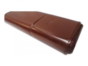 S3366BR Brown Leather Cigar Case