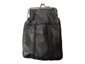 3202SBK Black Leather Pouch