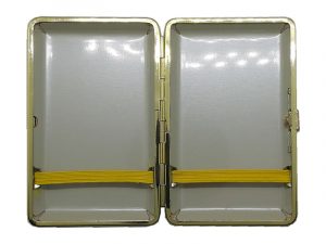 3101G14 Multi-Pattern Leatherette Wrapped Cigarette Case, 100’s